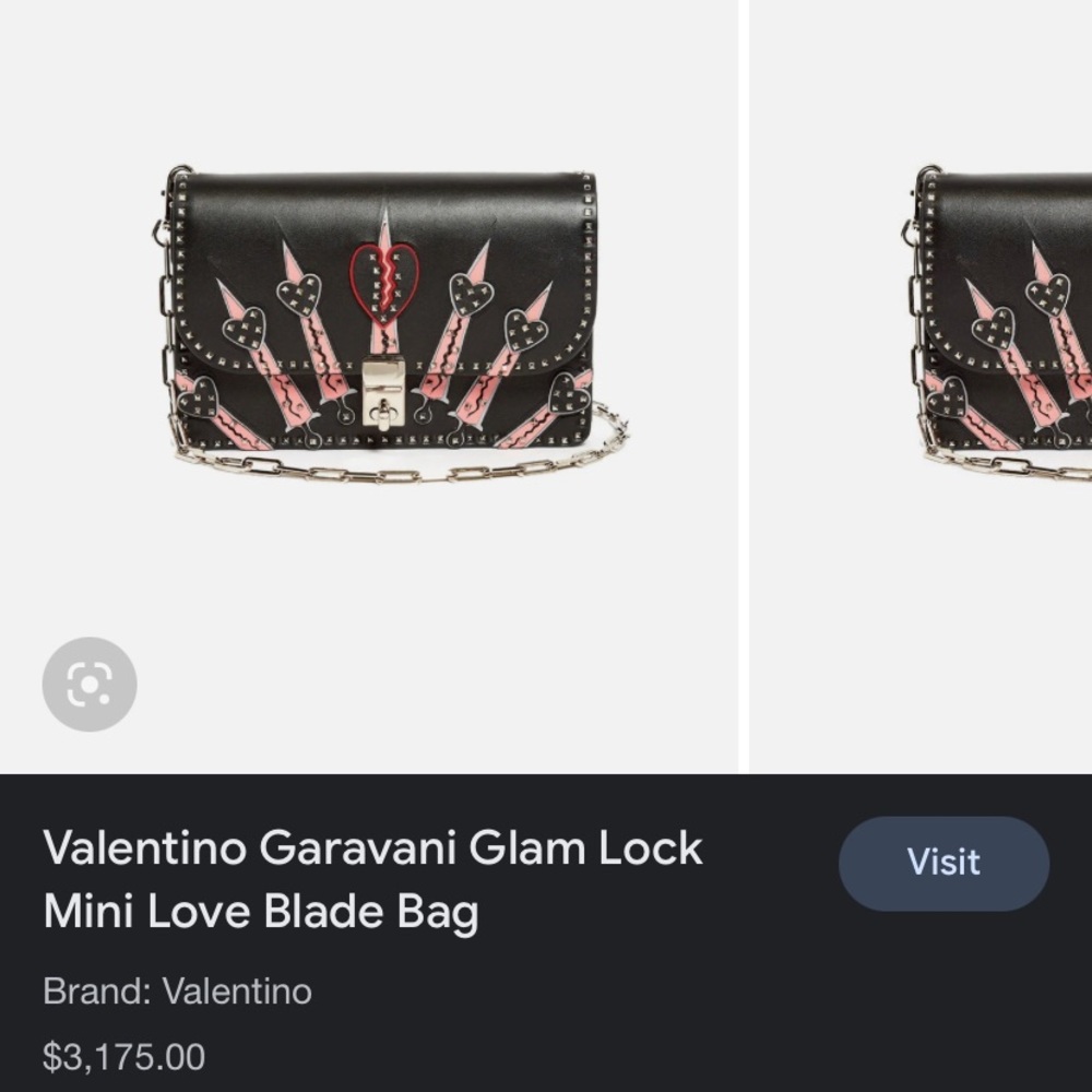 NWT Valentino Love Blade